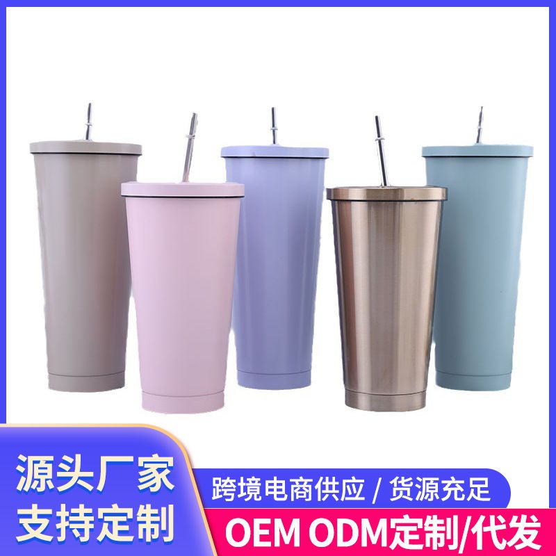 500ml双层304不锈钢创意