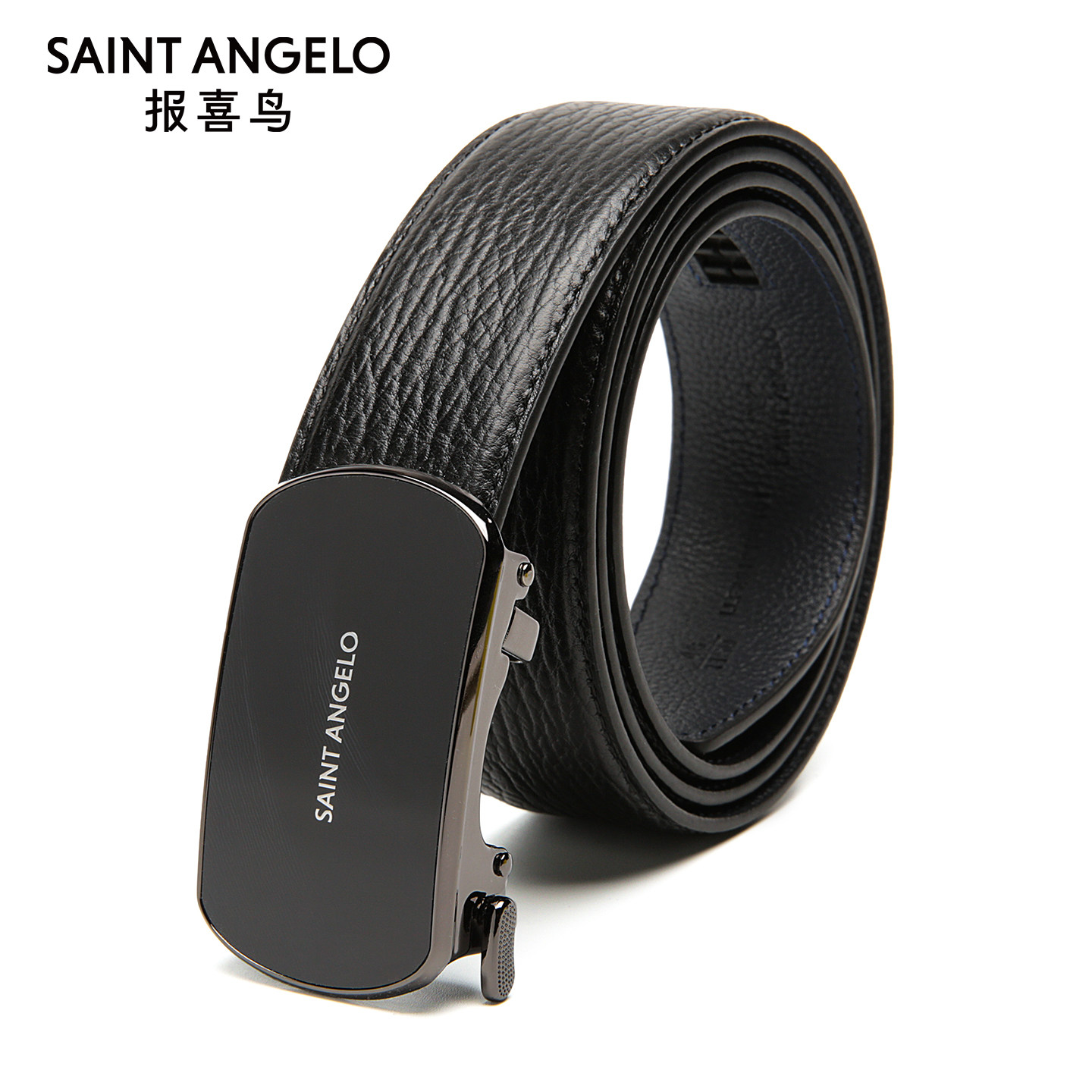 报喜鸟正品皮带男士真皮2026新款头层牛皮自动扣商务裤腰带男款