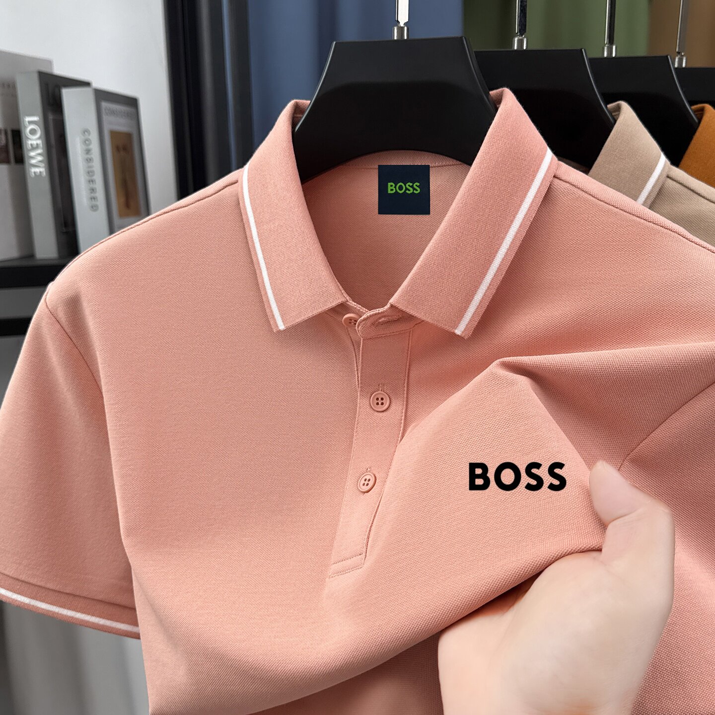 男士短袖T恤夏季新款高端品牌纯棉翻领POLO衫商务休闲爸爸装上衣