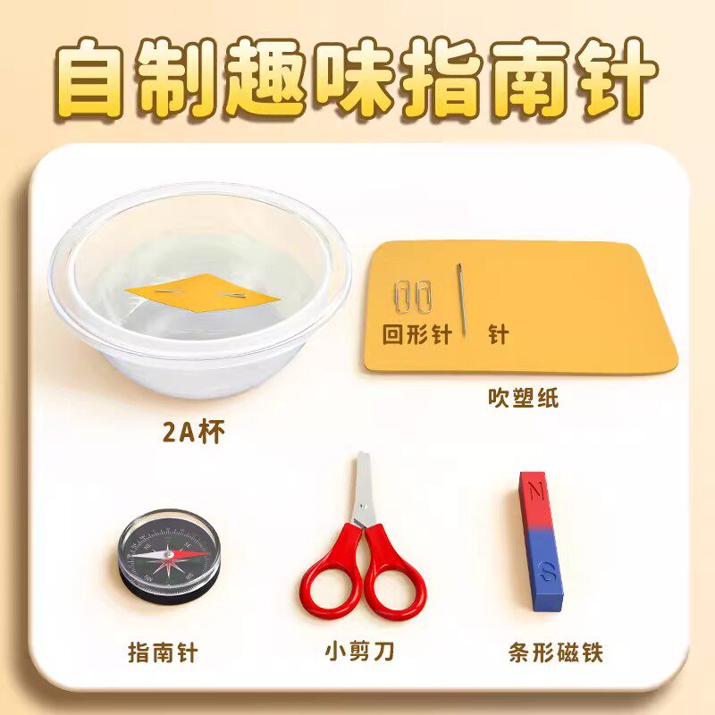 小学生自制指南针科教版三年级图片