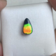 伊嘉甸·落日极光橙绿镜面黑欧泊 4.2mm 2.16ct jet black