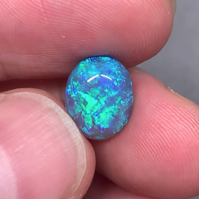 蓝绿彩黑欧泊澳宝裸石超美