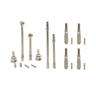 美嘉欣H12Y H12Y+ H12P 遥控车配件 加强加硬 前桥轴 后桥轴 轮轴