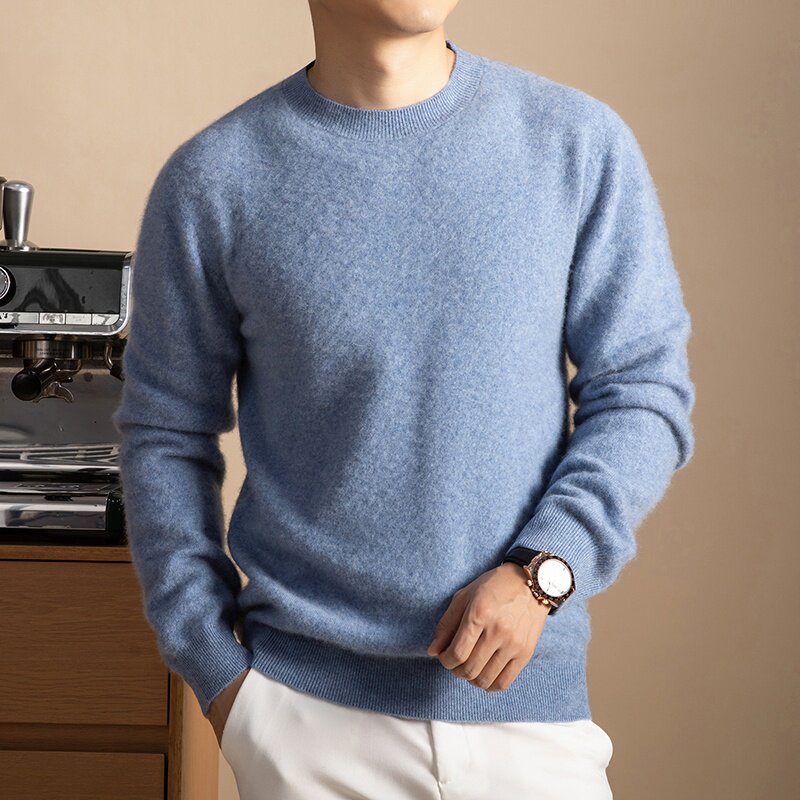 圆领宽松休闲风内搭休闲风针织衫/毛衣