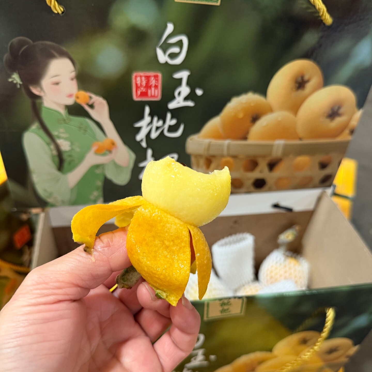 新货东山白玉枇杷礼盒装3斤当季新鲜水果纯甜多汁枇杷鲜果琵琶