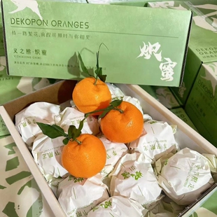 义之熊炽蜜春见粑粑柑原箱礼盒8斤橘子新鲜水果皮薄甜嫩多汁包邮