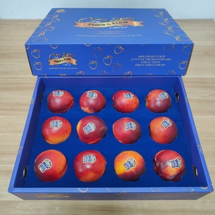 澳洲金腰带油桃黄油桃礼盒装12颗新鲜水果黄肉桃子香甜多汁包邮