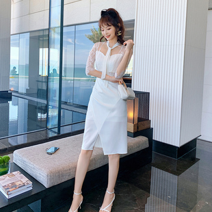 回门服新娘小礼服平时可穿法式超仙百搭蕾丝小个子秋冬气质连衣裙