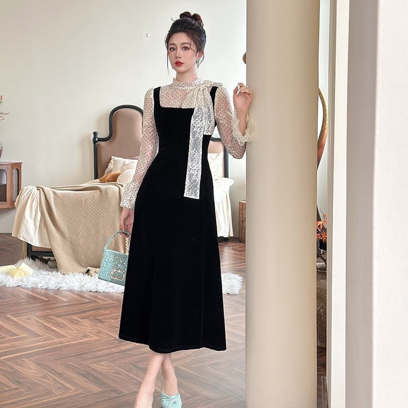 裙子2025新款今年流行爆款秋冬轻奢小众不撞款气质收腰显瘦a字裙