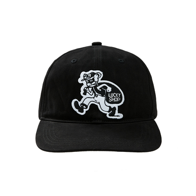 Randomevent Lucky Shop 图案刺绣全棉平沿帽 2025年秋