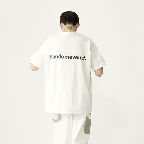 基础印花logo潮短袖男女同款