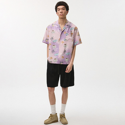 Randomevent「社区公园」开领短袖衬衫【夏季新品】