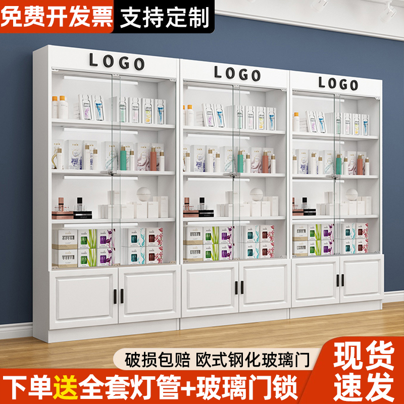 新疆包邮展示柜带锁货柜