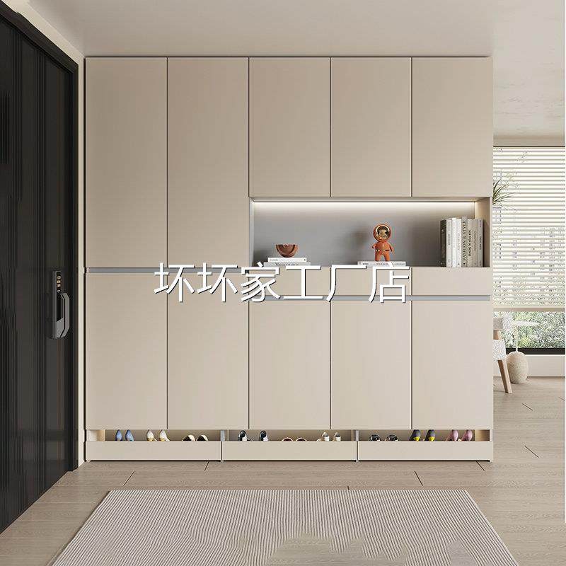香港包安装包邮实木入户鞋柜家用门口玄关柜收纳柜一体靠墙可定制,住宅家具,鞋柜,淘宝优惠券,粉丝福利购,淘宝优惠卷