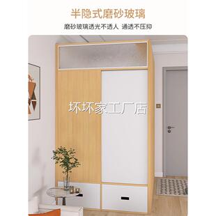 香港包安装包邮客厅隔断衣柜组合床小户型隔间榻榻米餐厅改小房间