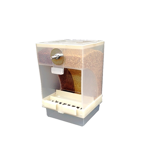 虎皮鹦鹉自动喂食器下料器防撒防溅鸟用食盒食槽牡丹喂鸟器鸟用品