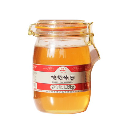 槐花蜂蜜2.7斤玻璃瓶嘟真