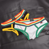 男简约低腰裤 满4条 纯色棉质三角内裤 衩青春潮牌学生内裤 包邮 男士