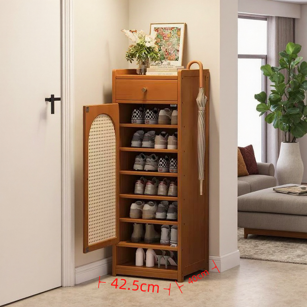 入户鞋柜家用门口外加深40cm宽大码鞋子专用鞋架窄小户型鞋柜多层