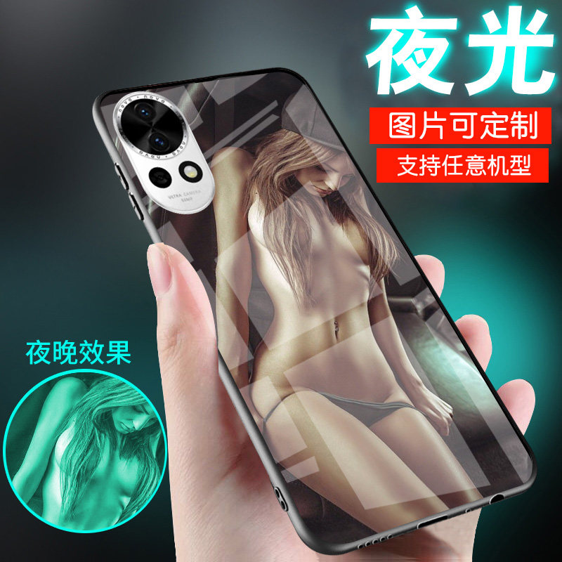 适用华为nova15手机壳14新品nova13欧美风12个性10感11美女7防摔9情侣8男士5女硅胶SE外套nova15pro夜光玻璃