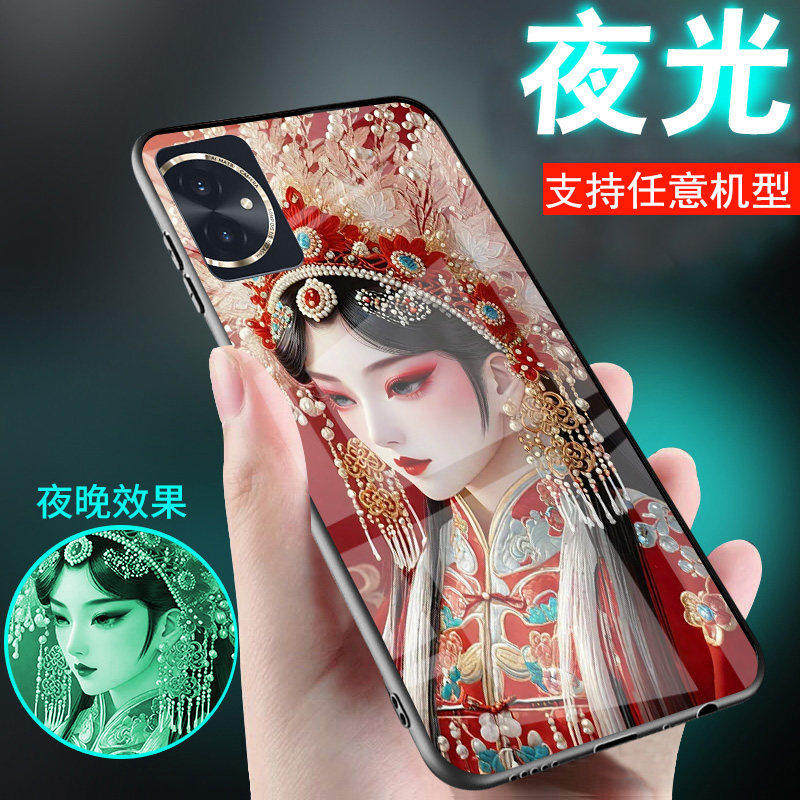 适用华为荣耀600手机壳400荣耀500新款300戏剧200花旦100外套90玻璃80京剧70脸谱60夜光50男士GT女荣耀600pro