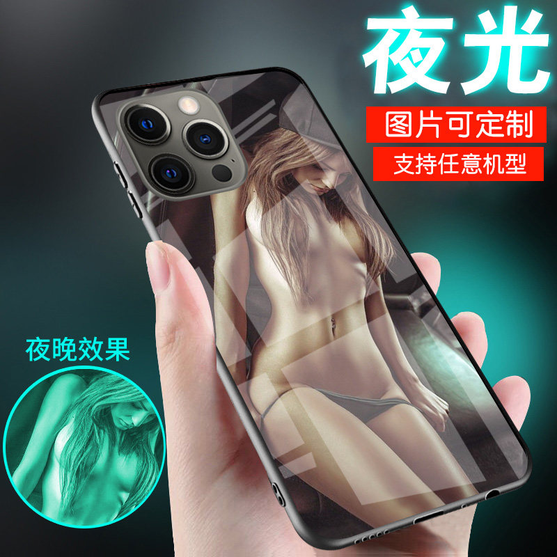 适用苹果17手机壳iPhone18新品16玻璃15个性14感13美女生12夜光11爆款16plus男士18pro潮酷3mini外套18promax