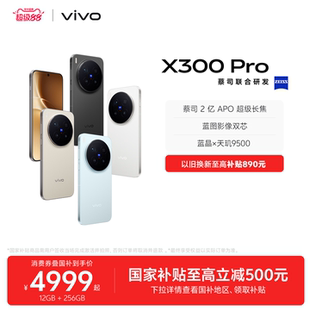 【国家补贴至高立省500元】vivo X300 Pro新品蔡司2亿APO超级长焦天玑9500拍照手机官方旗舰店官网