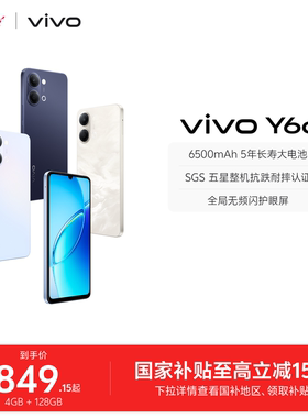 vivo Y6c新品4G全网通手机官方旗舰店官网正品6500mAh超薄大电池大内存学生