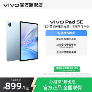 SE平板电脑新品 Pad vivo 上市学生开学好物3期免息赠双面夹 国补10%