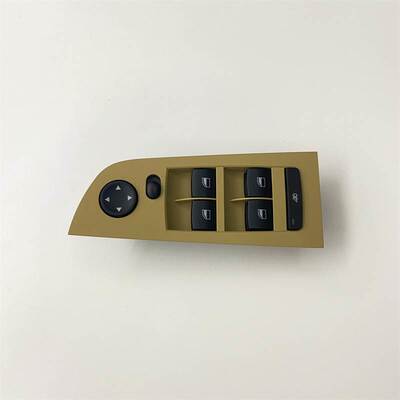 61319217331 适用宝马3系E90 E91 玻璃升降开关米色 无折叠