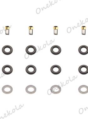 喷油嘴O型圈密封圈过滤网喷油器修理包适用现代起亚35310-37170
