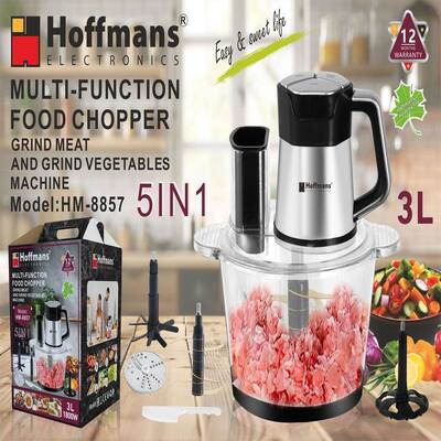 出口Hoffmans 搅碎机 8857 5 in 1 Food Chopper 3L 0.16cbm
