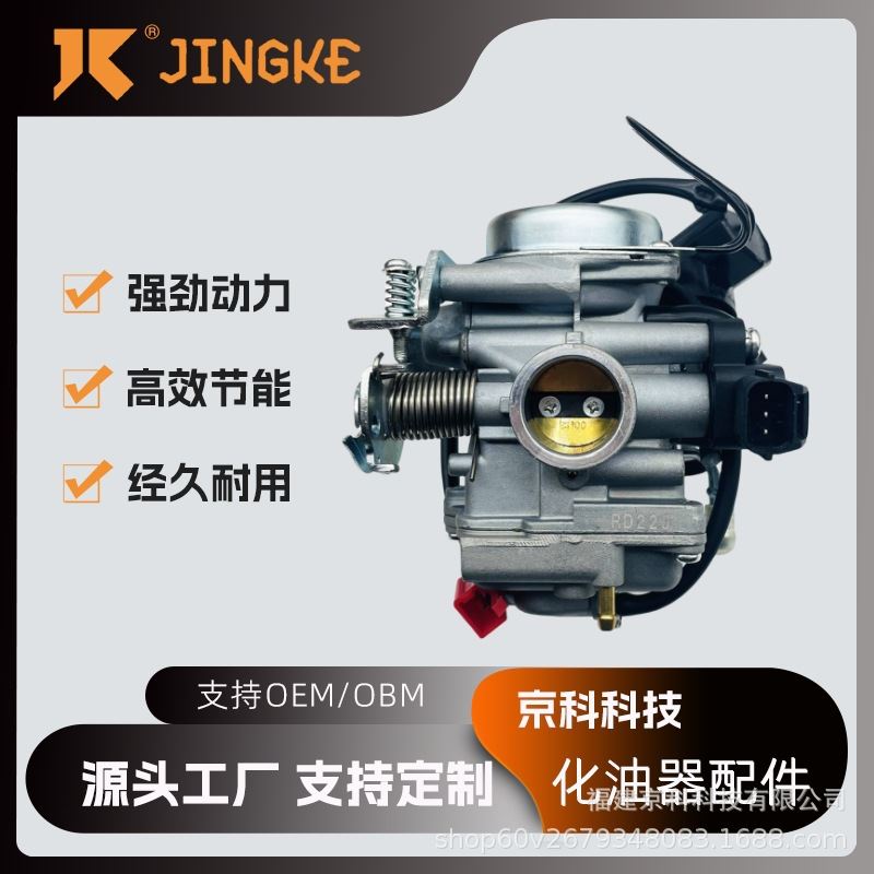 摩托车化油器适用于丽彩国三 睿彩QS125T-4韵彩QS100T QS125T-2A