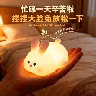 小夜灯卧室睡眠儿童婴儿喂奶氛围床头灯新年送礼物女生拍拍灯