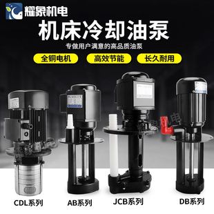 DBAB油泵机床磨床专用泵冷却泵JCB线切割循环泵220V380浸入式水泵