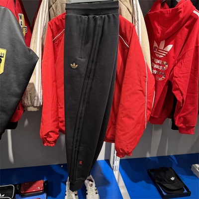 阿迪达斯三叶草运动裤男2025春季蛇年限定款休闲裤针织长裤JL8376