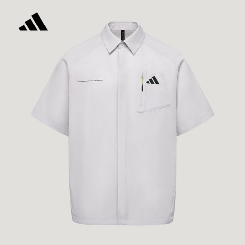 adidas阿迪达斯短袖男速干GFX拉链口袋运动衬衣T恤 LE1245 LE1246