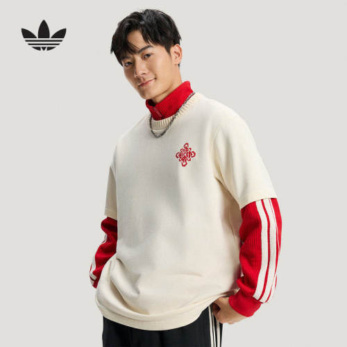 adidas阿迪达斯短袖男2026春节马年宽松透气圆领T恤KT0713 KT0714