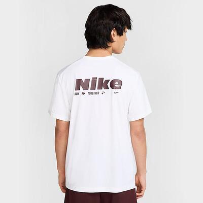 Nike耐克短袖男2025春季新款训练跑步反光速干透气T恤HV4882-100