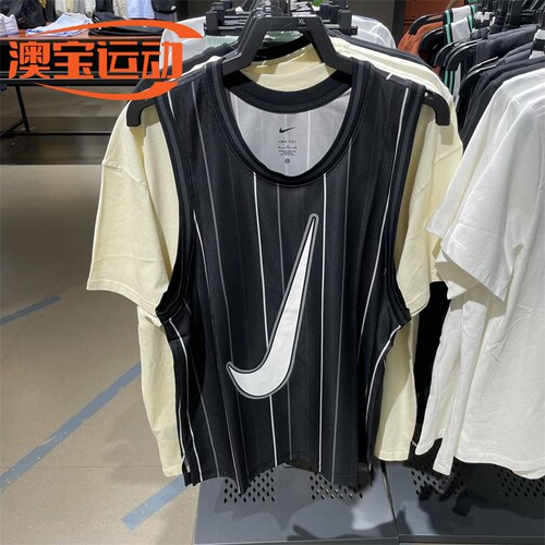 耐克短袖男圆领运动休闲舒适背心
