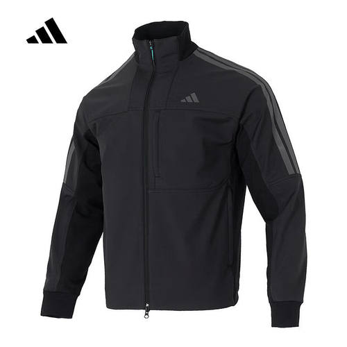 adidas阿迪达斯外套男2026春季三条纹运动梭织夹克KR0932 KR2533