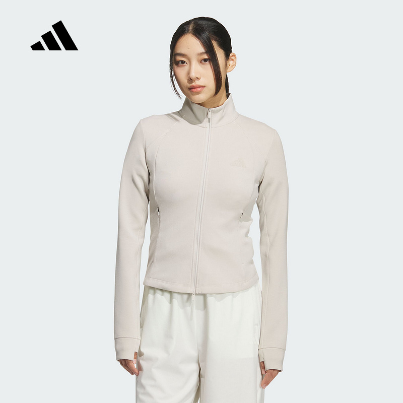 adidas阿迪达斯运动外套女2025冬训练防风针织夹克 KF2507 KF2508