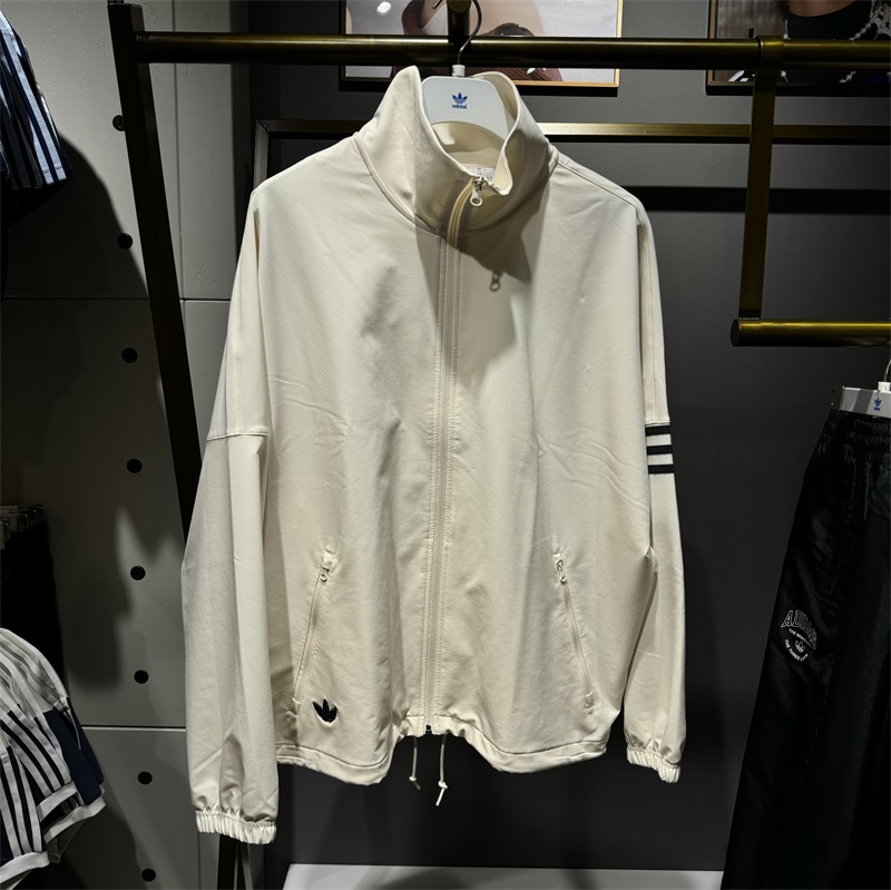 三叶草休闲男立领运动外套