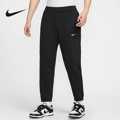 Nike耐克男裤2025春季新款卫裤运动休闲针织收口长裤 IB5806-010