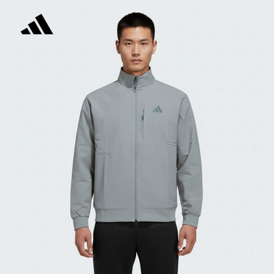 adidas阿迪达斯运动外套男2026春休闲梭织立领夹克KR2508 KR2509