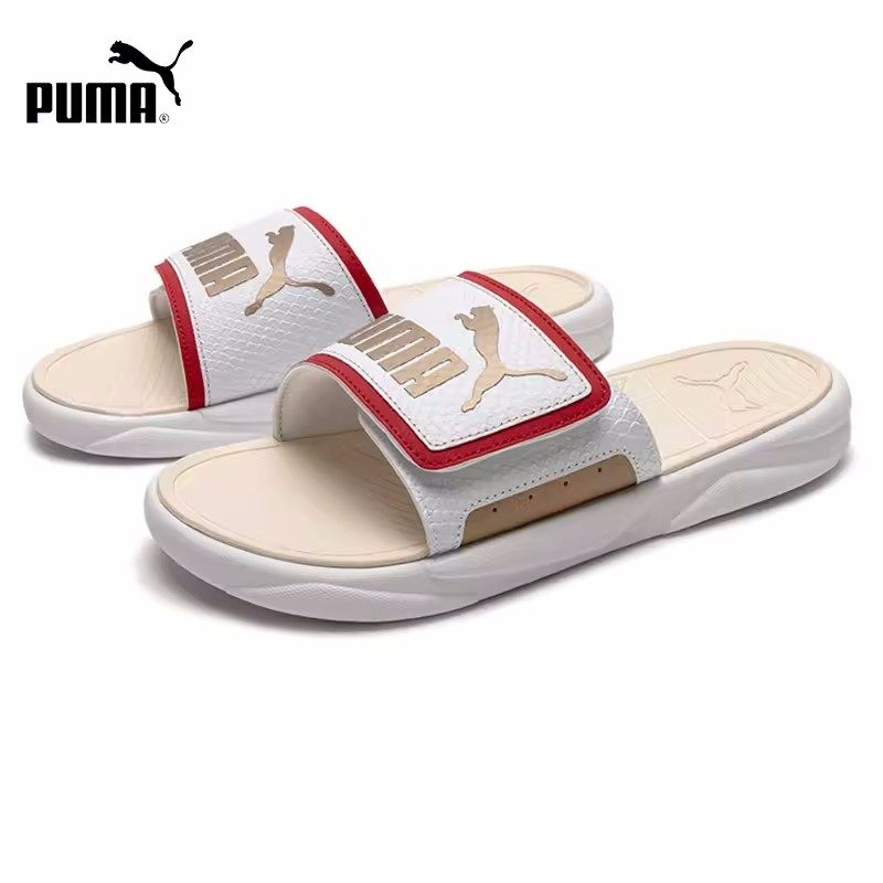 PUMA彪马运动拖鞋男女同款魔术贴一字拖情侣休闲沙滩鞋 395423-01,运动鞋new,运动拖鞋,淘宝优惠券,粉丝福利购,淘宝优惠卷