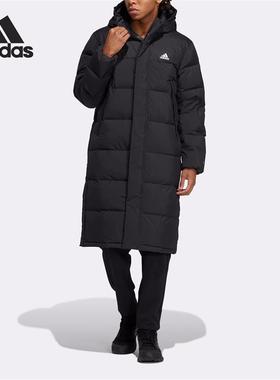 Adidas/阿迪达斯羽绒服男女同款运动休闲宽松保暖连帽外套 HZ5345