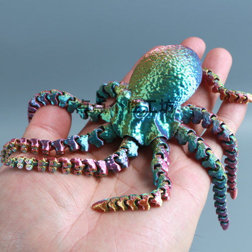 3D打印章鱼八爪鱼模型摆件