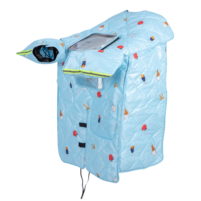 亲子款开叉九号宝宝电动车挡风被