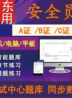 2025年广东省安全员C证B证A证企业项目负责人最新版模拟考试软件